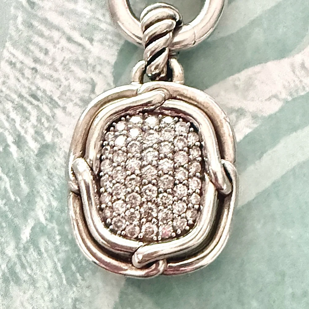 HP 🎉David Yurman Labyrinth Diamond Enhancer - Picture 6 of 15